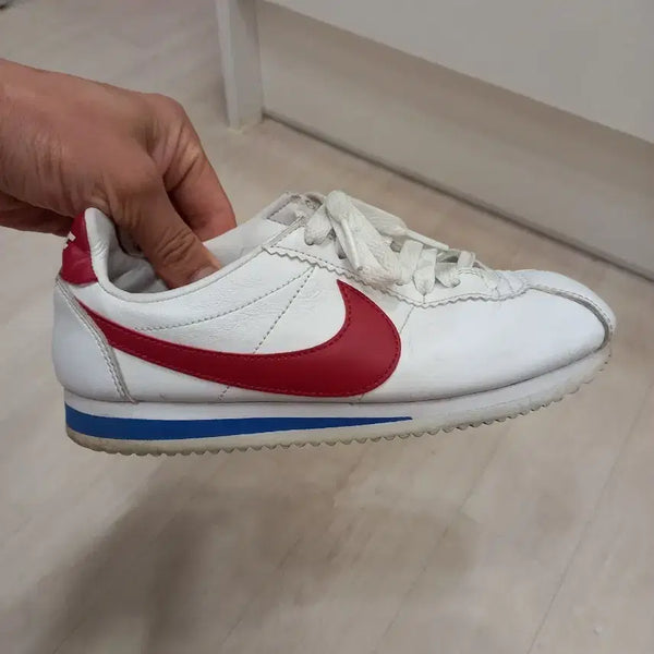 [BUNJANG] Nike Cortez White Red 225mm / 나이키 코르테즈 225