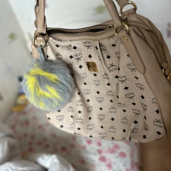 [BUNJANG] MCM Visetos Tote Bag Beige / MCM 비세토 토트백 베이지 엠씨엠