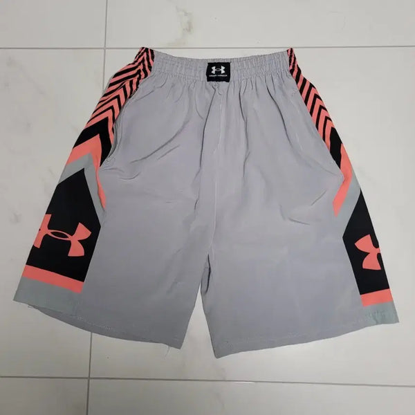 [BUNJANG] Under Armour Training Shorts (Gray/Orange) / 언더아머 트레이닝 반바지 (그레이/오렌지)