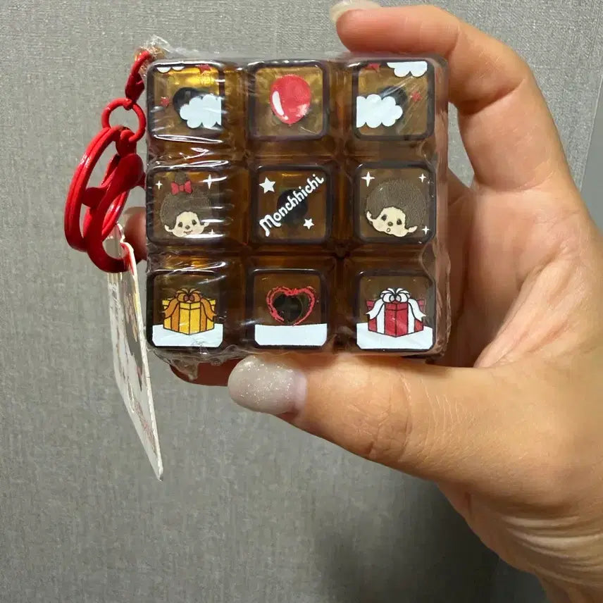 [BUNJANG] Monchhichi 9-Cube Keyring / 몬치치 9구 키캡 키링