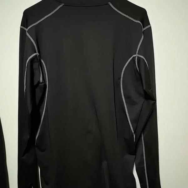 [BUNJANG] Black Long Sleeve Functional T-Shirt / 블랙 롱슬리브 기능성 티셔츠