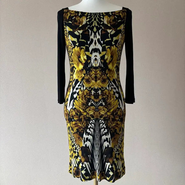 [BUNJANG] Roberto Cavalli Jersey Print Dress / [정품]Roberto Cavalli 로베르토 카발리 져지 프린트 원피스