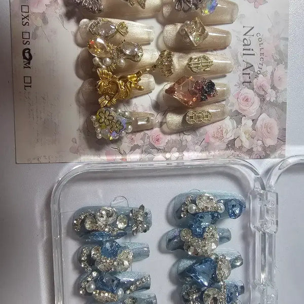 [BUNJANG] High-Quality Full Cover Nail Tips - Size M / 고퀄풀파네일팁