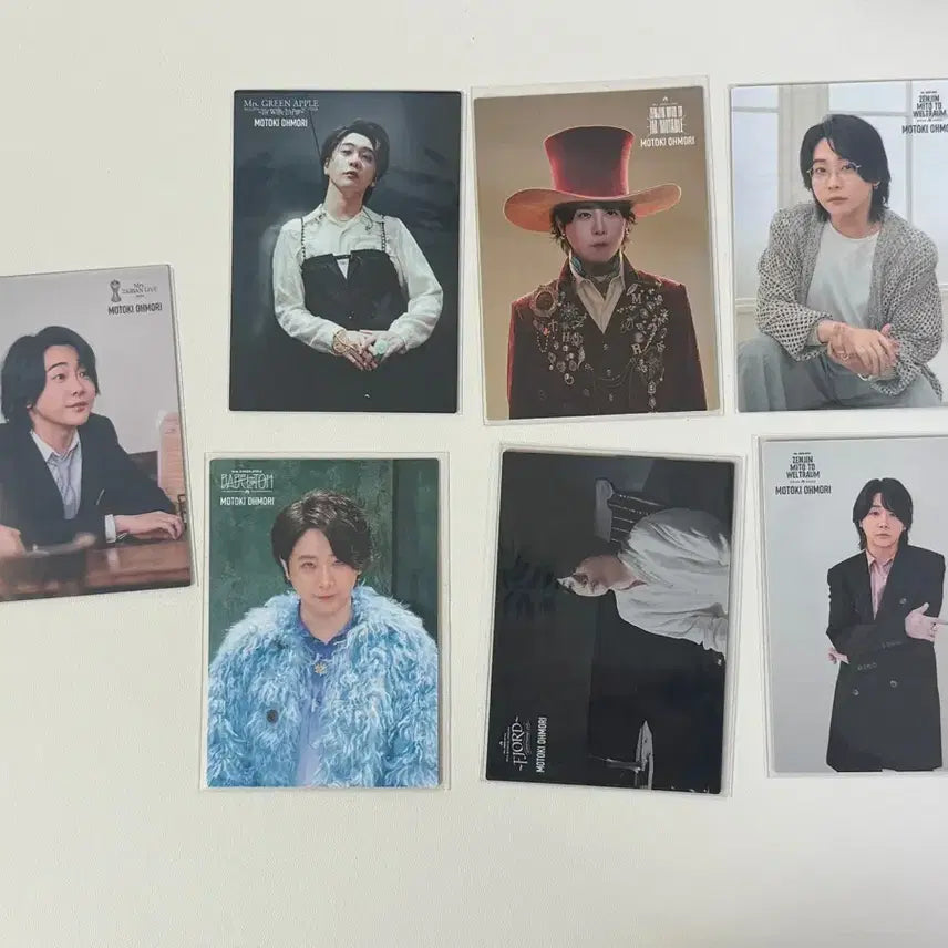 [BUNJANG] Mrs. Green Apple Omori Motoki Bundle Set Photocard / 미세스그린애플 오모리모토키 포카 7장 일괄