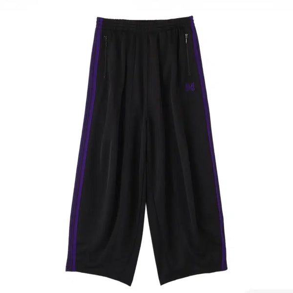[BUNJANG] Needles LHP Limited HD Track Pants Poly Smooth Black/Brown S / [S] 니들스 LHP 한정 HD 트랙 팬츠 폴리 스무스 검보