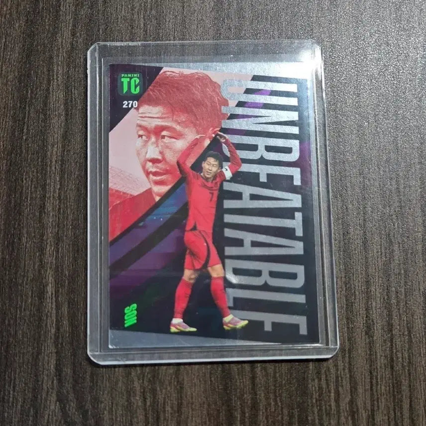 [BUNJANG] Panini Top Class Son Heung-min Unbeatable Card (Includes Case) / 파니니 탑클래스 손흥민 언비터블 카드(케이스 포함)