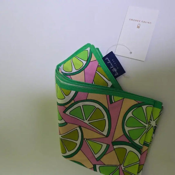 [BUNJANG] United Arrows Lime Pattern Scarf / 유나이티드 애로우 스카프 라임 패턴