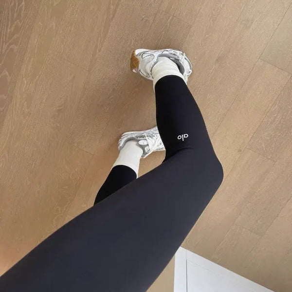 [BUNJANG] Alo 9-Length Leggings Black Small / 알로 레깅스 9부 블랙 스몰 필테 요가 필라테스