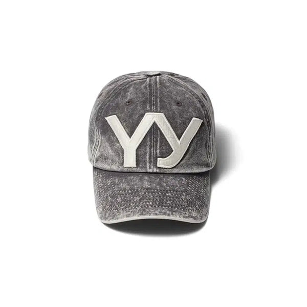 [BUNJANG] Open YY Cotton Ball Cap Brown / Open yy 코튼 볼캡 브라운