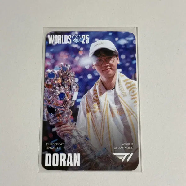 [BUNJANG] T1 Doran Worlds 25 MSI Fan Festa Photocard / MSI 팬페스타 T1 도란 월즈 25 포토카드
