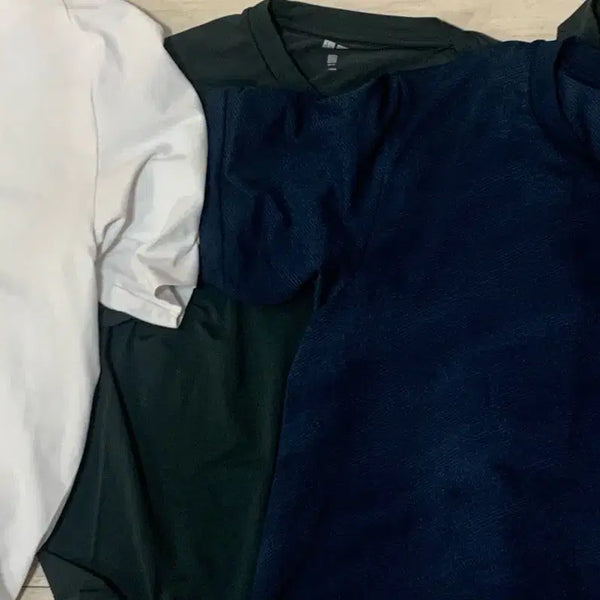 [BUNJANG] Uniqlo Dry-Ex T-Shirts (Set of 3) / 유니클로 dry ex L3개 흰색 남색 검색
