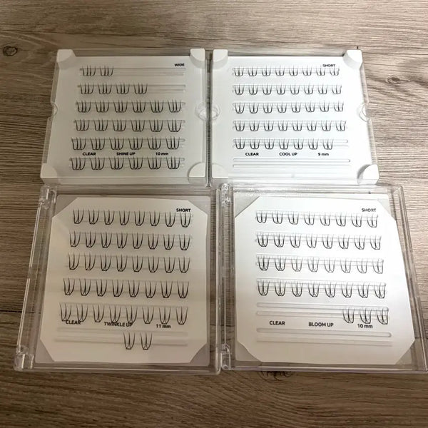 [BUNJANG] Olio No Glue Clear Eyelashes Bundle Set / 올리오 노글루 속눈썹 클리어 일괄