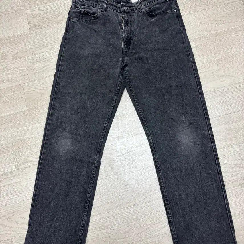 [BUNJANG] Vintage Levi's 505 Orange Tab Black Denim Jeans / 90년대 리바이스 505 오렌지탭 흑청