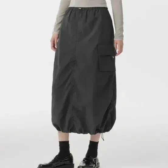 [BUNJANG] Musinsa Stand Women Nylon Parachute Skirt / 무신사 스탠드 우먼 우먼즈 나일론 파라슈트 스커트