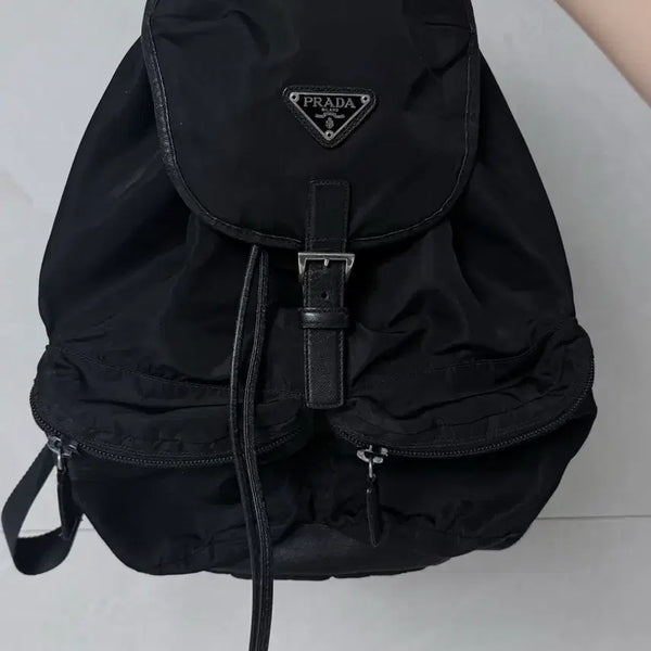 [BUNJANG] Prada Nylon Backpack Black Medium / 프라다 나일론 백팩 블랙