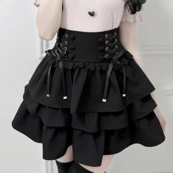[BUNJANG] Nekura Jirai Kei Skirt XL / nekura 네쿠라 지뢰계 스커트