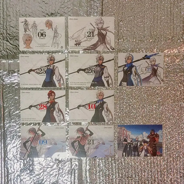 [BUNJANG] Lord of Heroes Helga 10 Photocards Set / (tt)헬가 10장 로드오브히어로즈 로오히