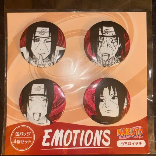 [BUNJANG] Naruto Itachi Emotion Can Badge (Sealed) / 나루토 이타치 이모션 캔뱃지 미개봉