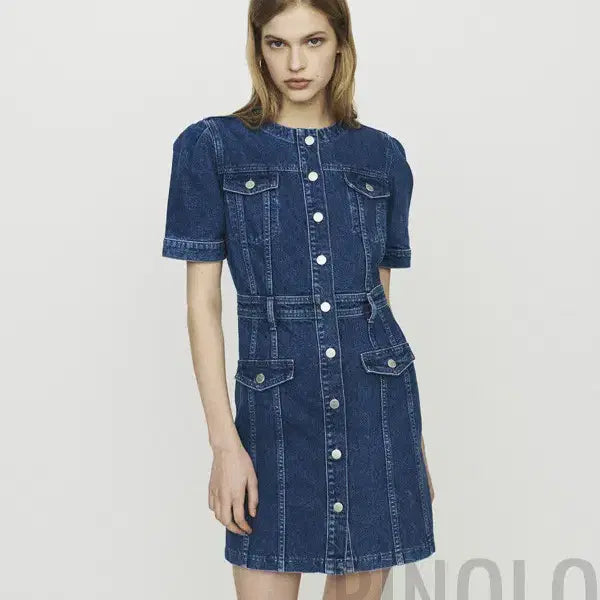 [BUNJANG] MAJE Denim Dress / MAJE 마쥬 데님 원피스 1