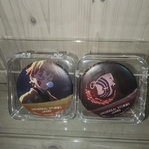 [BUNJANG] Demon Slayer: Kimetsu no Yaiba USJ Can Badge Bundle Set - Zenitsu/Akaza / [일괄가격] 귀멸의 칼날 USJ 캔뱃지 판매 젠이츠/아카자