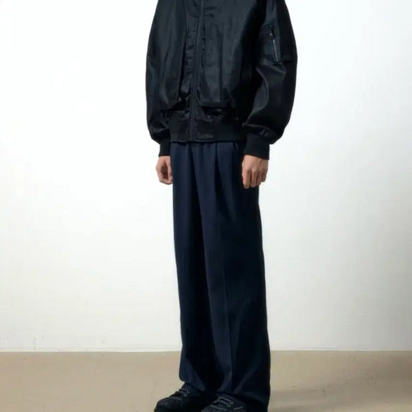 [BUNJANG] Maison Mined MA-1 Jacket Black L / 메종미네드 ma-1 자켓 블랙 L