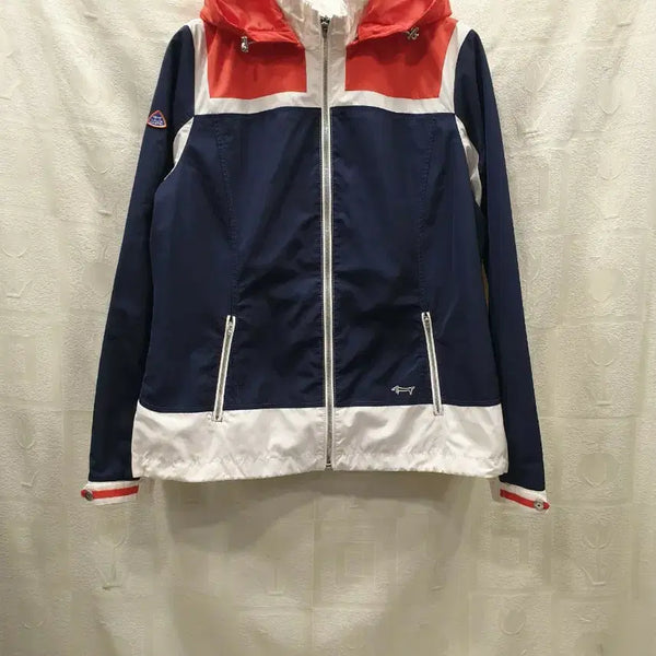 [BUNJANG] Louis Castel Windbreaker Jacket Navy/Red / 루이까스텔 바람막이 자켓 95~100 네이비/레드