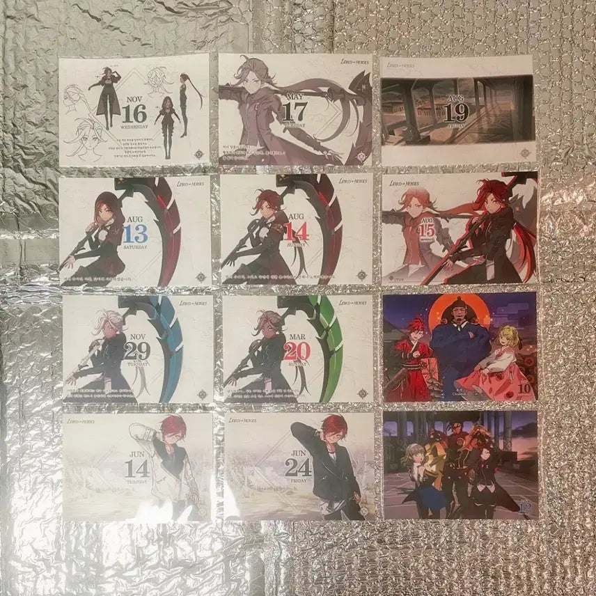 [BUNJANG] Sian 12 Photocards Lord of Heroes / (tt)시안 12장 로드오브히어로즈 로오히