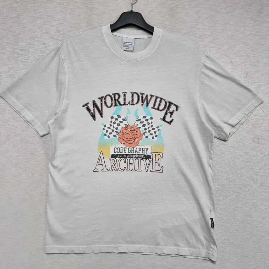 [BUNJANG] Codegraphy Men's Short Sleeve T-Shirt Size 100 / 코드그라피 반팔 티셔츠 남자100사이즈ㅡ0429
