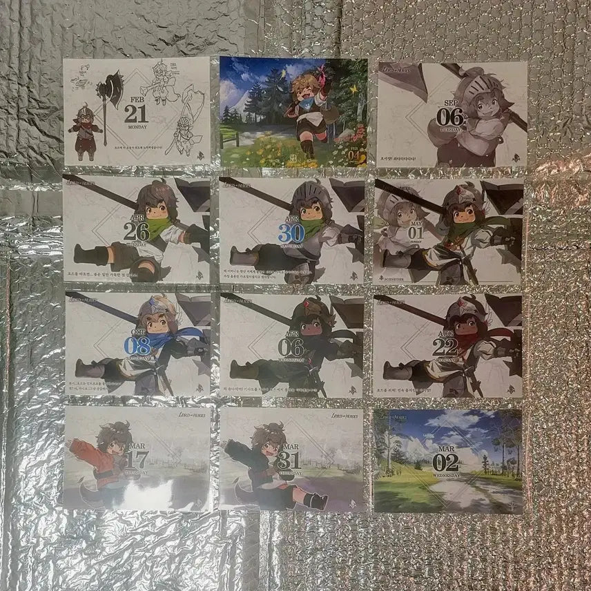 [BUNJANG] Schneider Lord of Heroes Photocard Set / (tt)슈나이더 12장 로드오브히어로즈 로오히