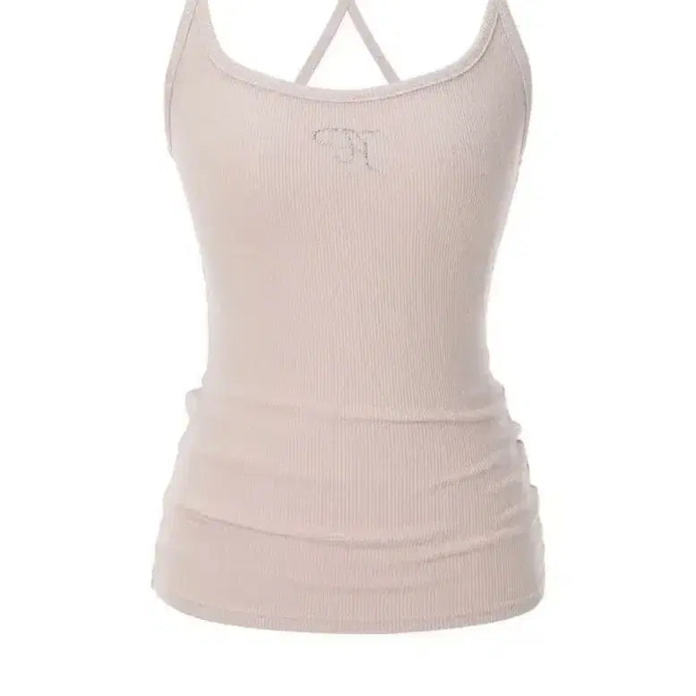 [BUNJANG] Three Times Jewel Cross Bag Tank Top Pink S / 새상품) 쓰리타임즈 쥬얼 크로스 백 탱크탑 핑크 S