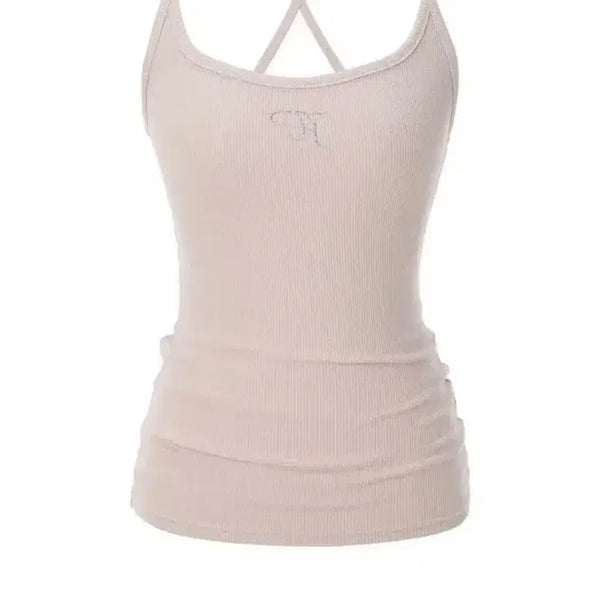 [BUNJANG] Three Times Jewel Cross Bag Tank Top Pink S / 새상품) 쓰리타임즈 쥬얼 크로스 백 탱크탑 핑크 S