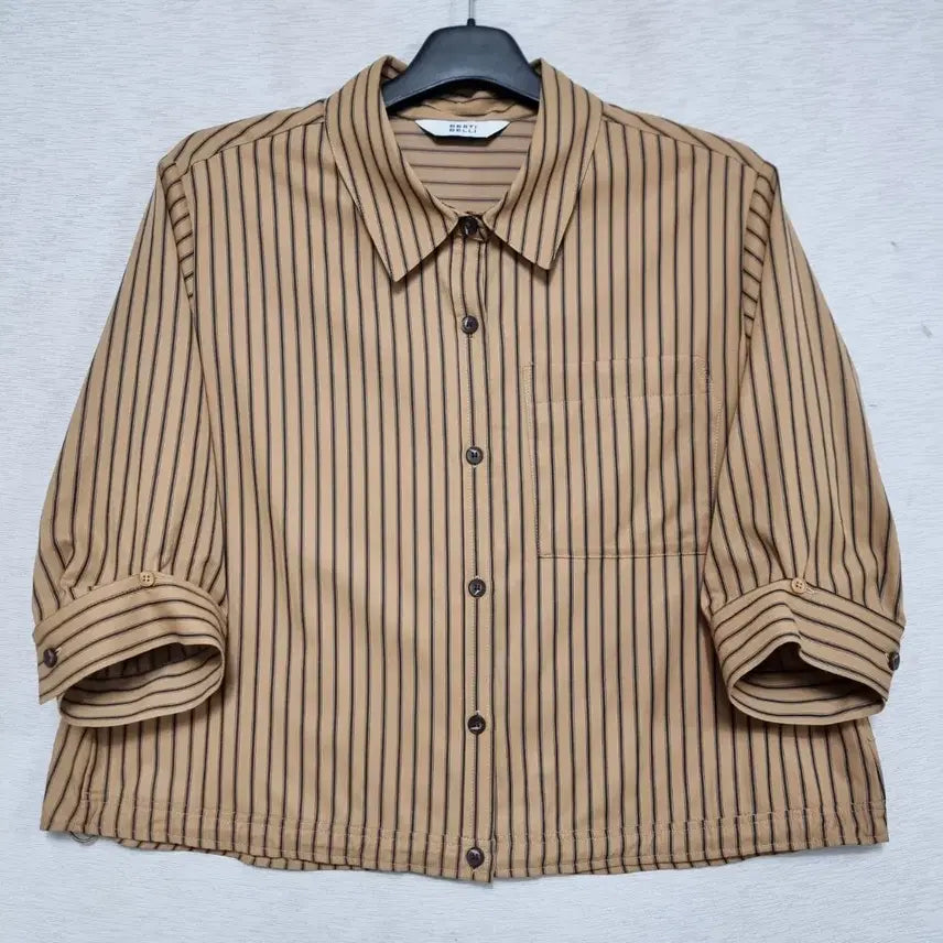 [BUNJANG] Vestiblly Summer Oversized Striped Shirt / 베스띠벨리 여름 오버핏 남방 여자66사이즈ㅡ0429ㅁㅁ