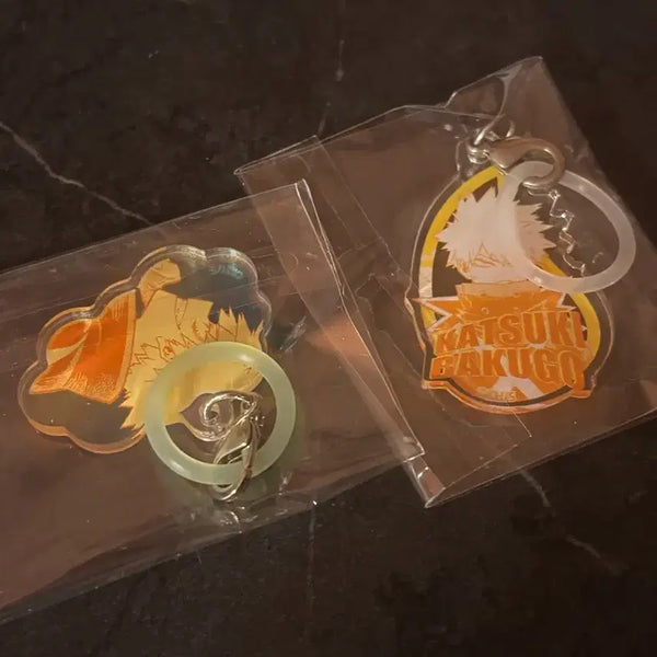 [BUNJANG] My Hero Academia Bakugo Medals Acrylic Keyring Bundle Set / 히로아카 바쿠고 메지루시 아크릴 키링 일괄