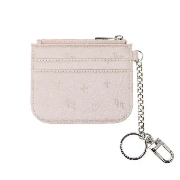 [BUNJANG] 3times Jacquard Chain Purse Card Wallet / 새상품) 쓰리타임즈 자카드 체인 펄스 카드지갑