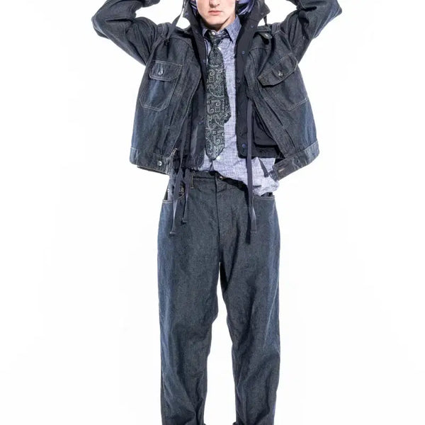 [BUNJANG] Engineered Garments Connaught Pant & Field Jacket Denim Set / 엔지니어드가먼츠 콘밀 데님셋업