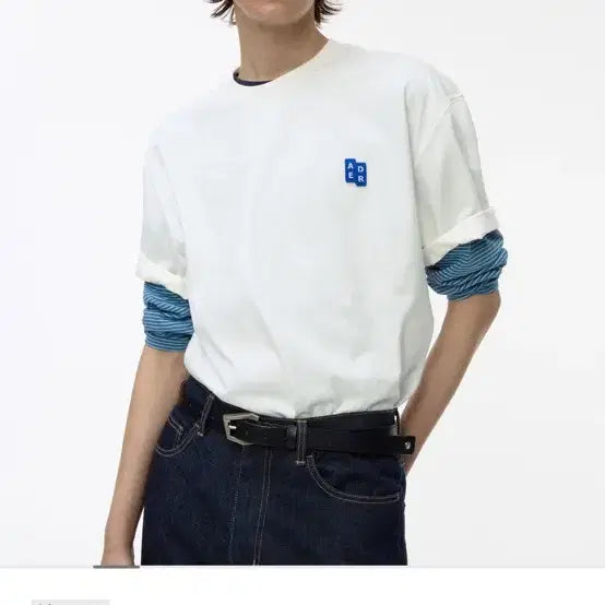 [BUNJANG] Ader Error Significant T-Shirt White M / 아더에러 시그니피컨트 티셔츠 화이트 M