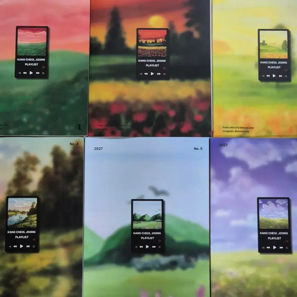 [BUNJANG] 2027 Sidestory Math Gangcheoljung Playlist Vol. 1-6 Textbook Set / 2027 시대인재 수학 강철중 플레이리스트 플리 1-6 권