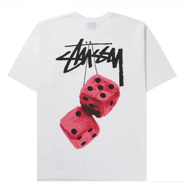 [BUNJANG] Stussy Fuzzy Dice & Low Tide T-Shirts / 스투시 퍼지다이스 티 XL, 로우 타이드 티 L stussy 구제