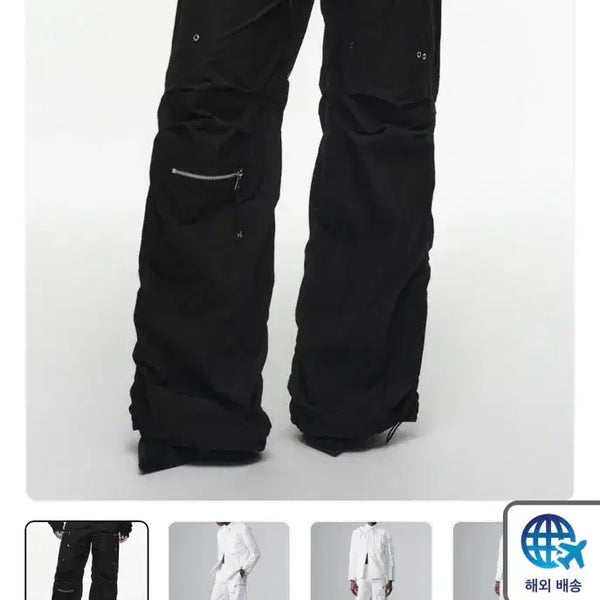 [BUNJANG] NACHE Puckering Jogger Pants - Black (Long) / 나체 puckering jogger pants black long