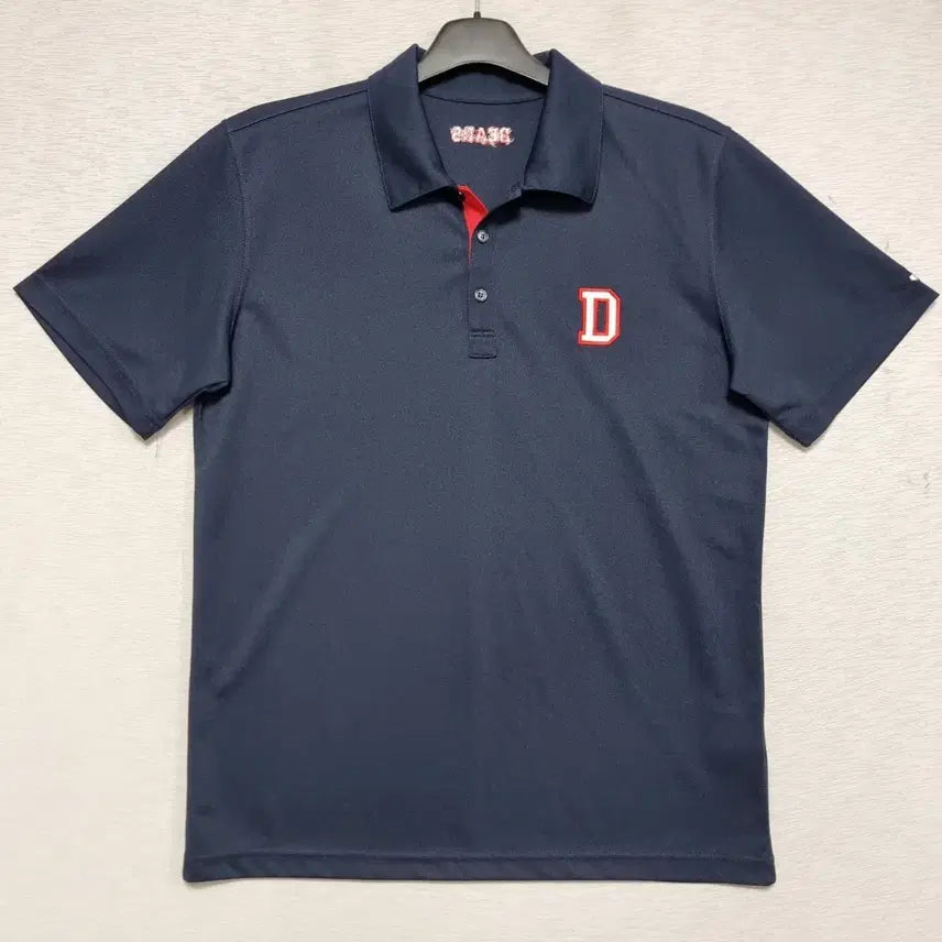 [BUNJANG] Doosan Bears Navy Polo Shirt Men's Size 100 / 두산 베어스 카라티 남자100사이즈ㅡ0429