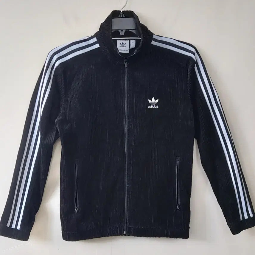[BUNJANG] Adidas Full Zip Track Top - Black, Men's M (95) / 아디다스 M/95 코듀로이 풀집업/트랙탑. BK. +A.