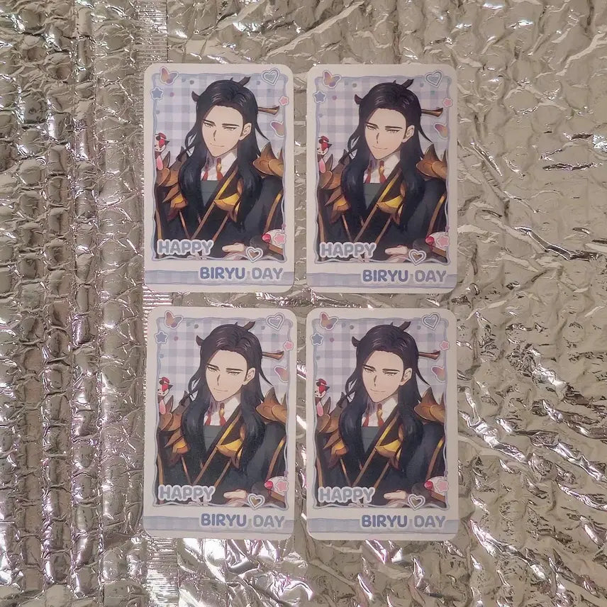 [BUNJANG] BIRYU Photocard Set Lord of Heroes / (tt)비류 포카 4장 로드오브히어로즈 로오히
