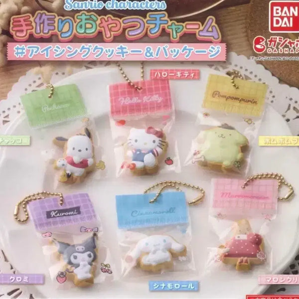 [BUNJANG] Sanrio Handmade Icing Cookie Charm / 산리오 수제 간식 아이싱 쿠키 참 새제품