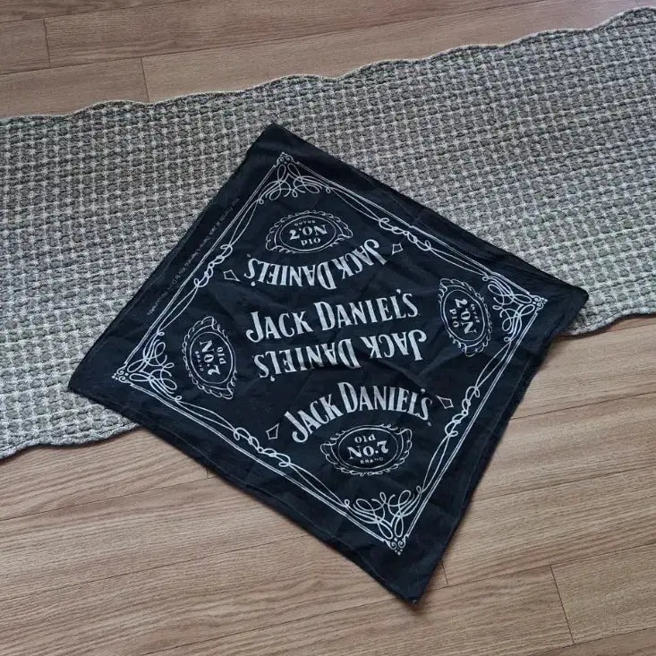 [BUNJANG] Jack Daniel's No.7 Bandana Black / 잭 다니엘 No.7 반다나 블랙
