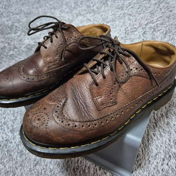 [BUNJANG] Dr. Martens Men's Brown Wingtips Derby Shoes UK6 (250mm) / 닥터마틴 남성 브라운 윙팁 더비 UK6(250)