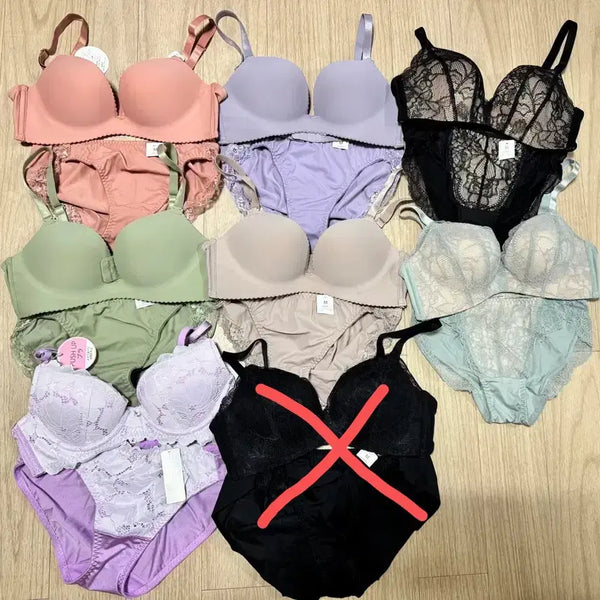 [BUNJANG] Aimée l'Aimée Chomori Bra (70B) & Panty (M) Set / (새상품) 에메필 초모리 브라70B 팬티M 세트 일괄