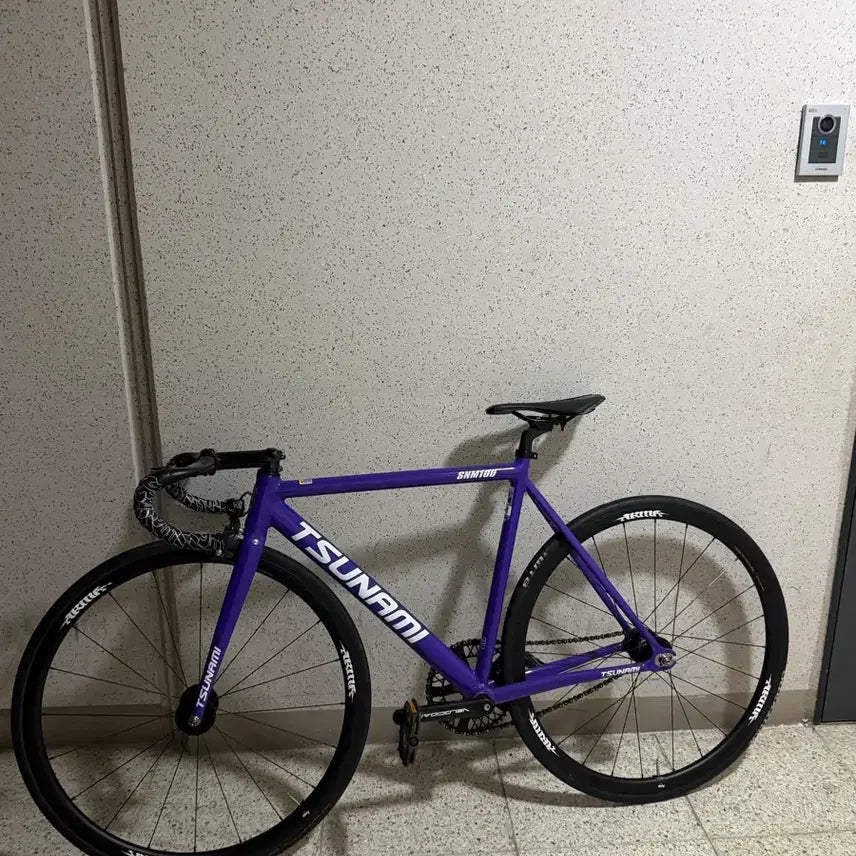[BUNJANG] Tsunami Purple Road Bike - Size M / 쓰나미 퍼플 판/대
