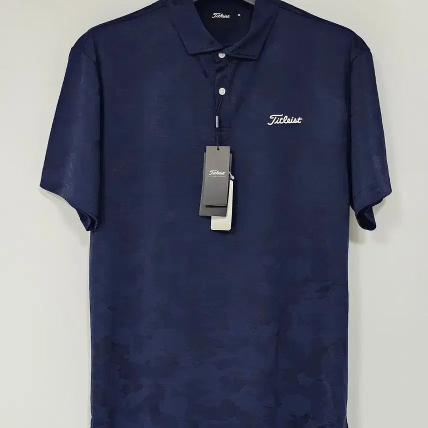 [BUNJANG] Titleist Authentic Camo Jacquard Shirt LL (105) / 타이틀리스트 정품 카모 자카드 셔츠 LL(105)