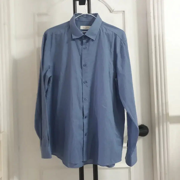 [BUNJANG] Mind Bridge Men's Linen Shirt Blue L / 마인드브릿지 남성 여름 린넨셔츠 L 100 블루