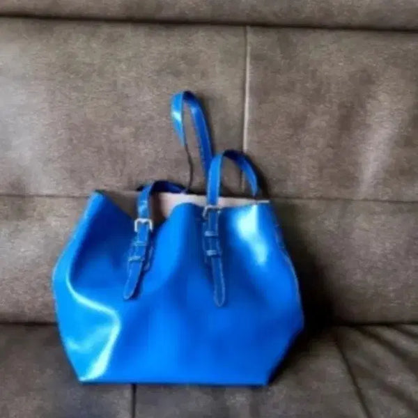 [BUNJANG] Blue Tote Bag / 푸른색 토트백